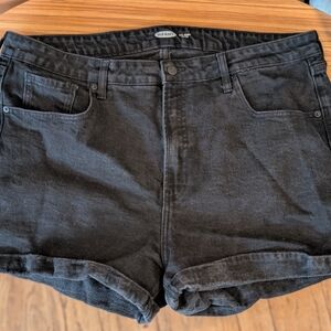 Old Navy Black Denim OG Shorts